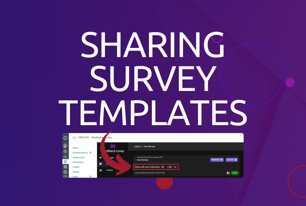 Sharing Survey Templates