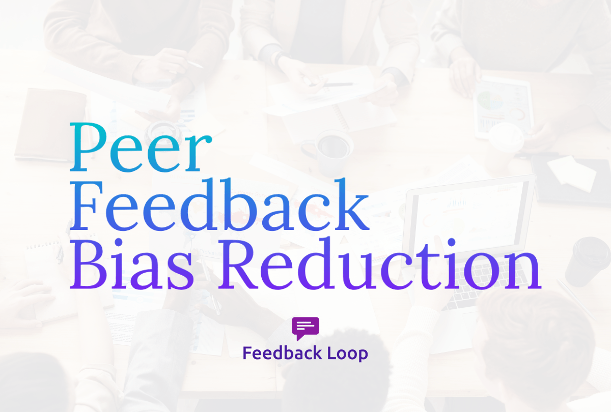 Peer Feedback Bias Reduction