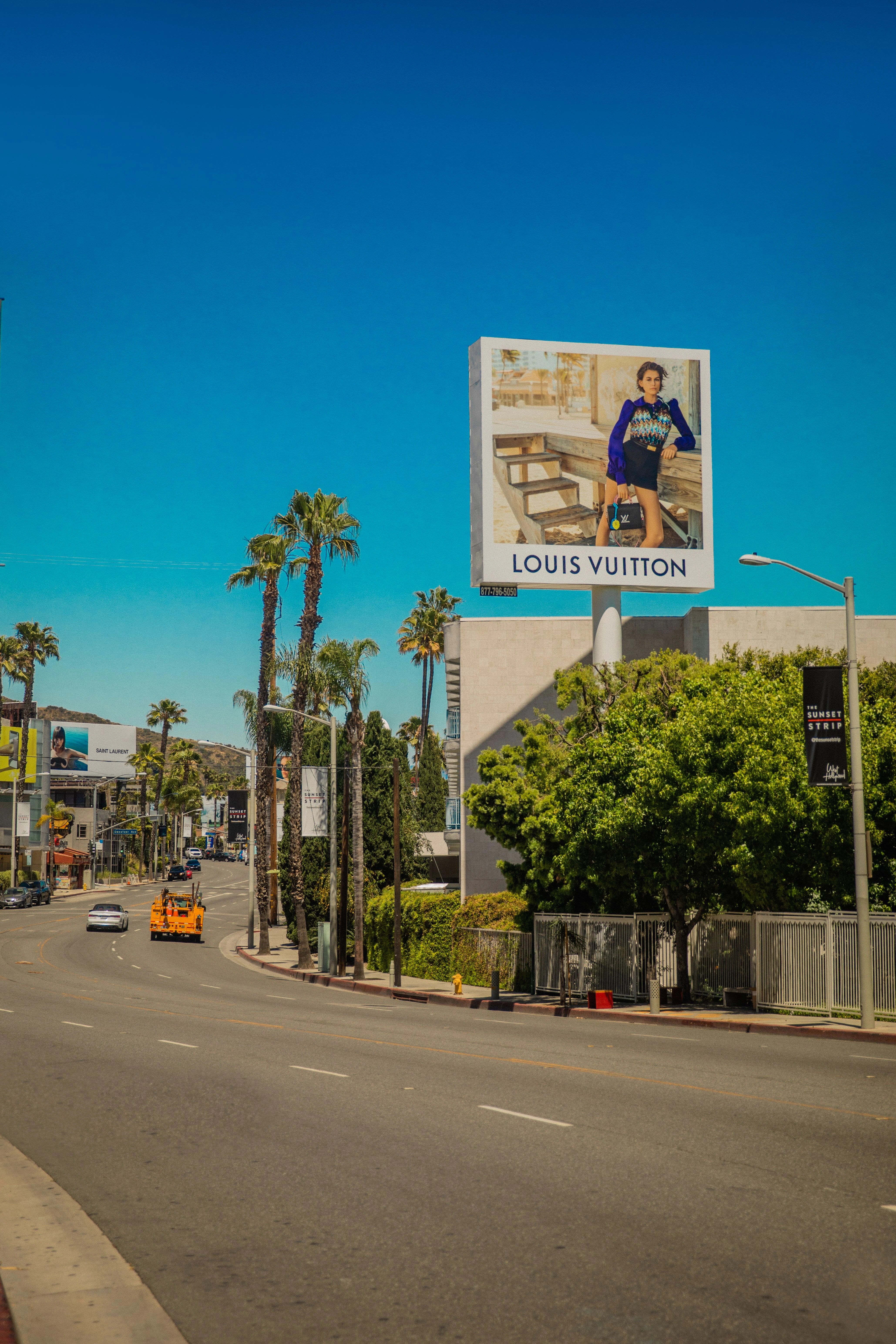 Billboard by a road