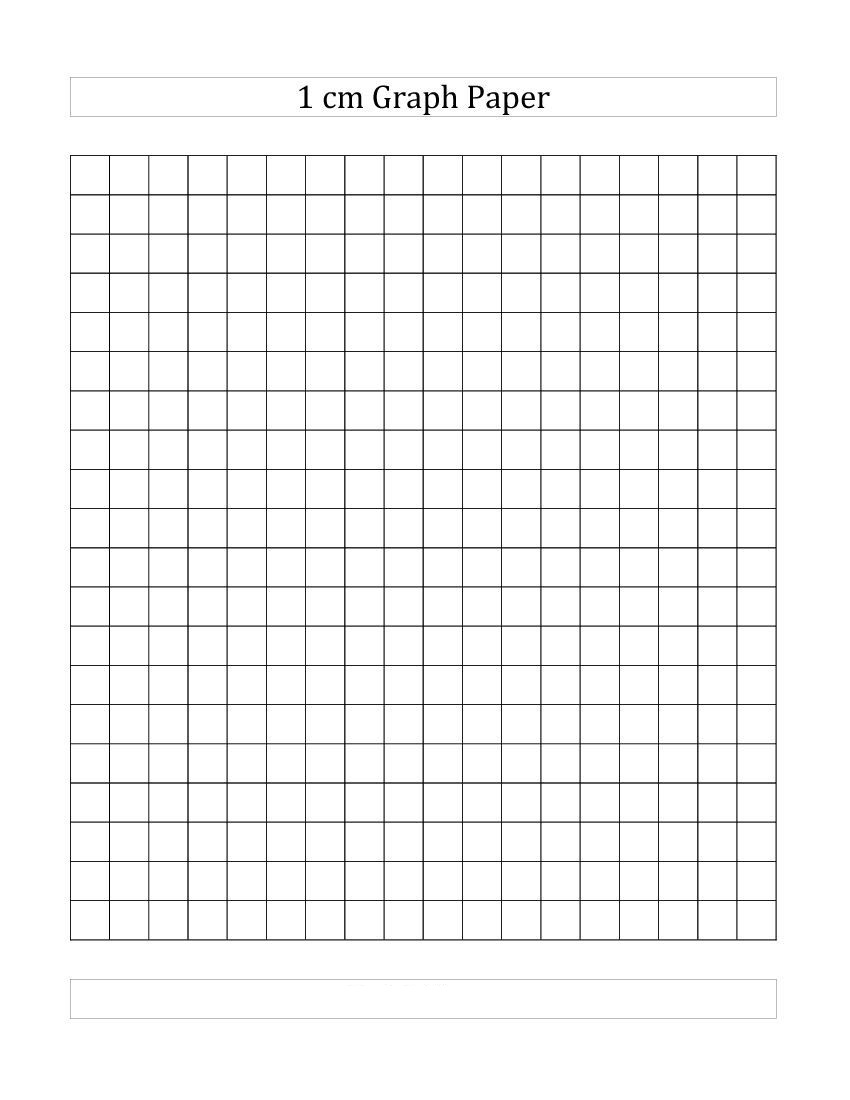 1 cm Graph Paper Printable PDF | 1 Centimetre Graphing Paper – Get