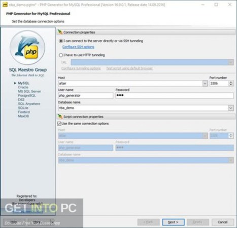 Download PHP Generator 2019 for MySQL Professional Direct Link Download