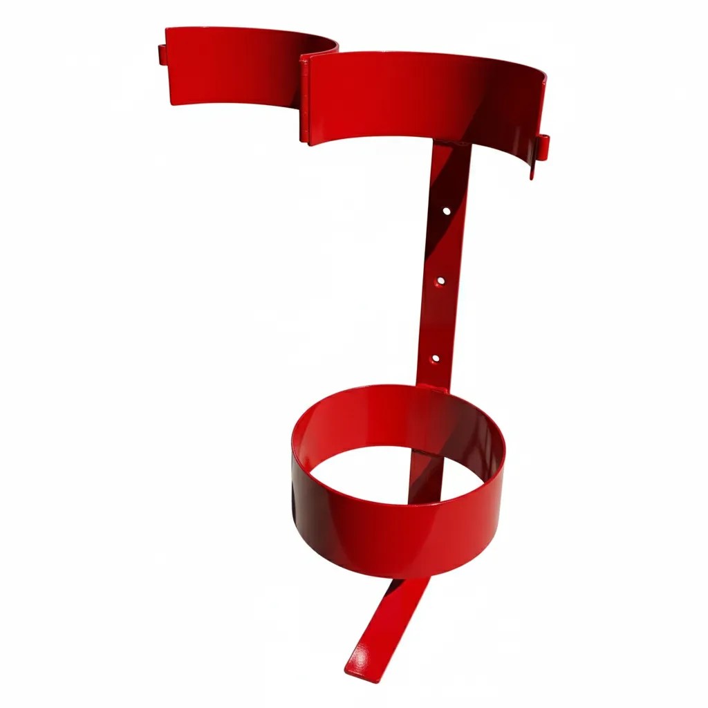 Rugged, powder-coated steel Blanket Canister Holder with a safety lanyard on the hinged access door for secure, easy tube changes.
