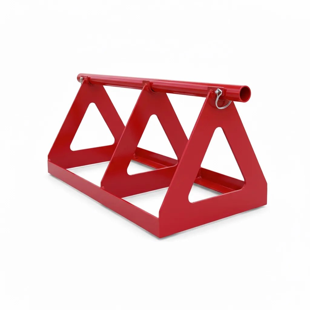 Hardline Bucket Truck Wire Spool Holder: Copper & Alum