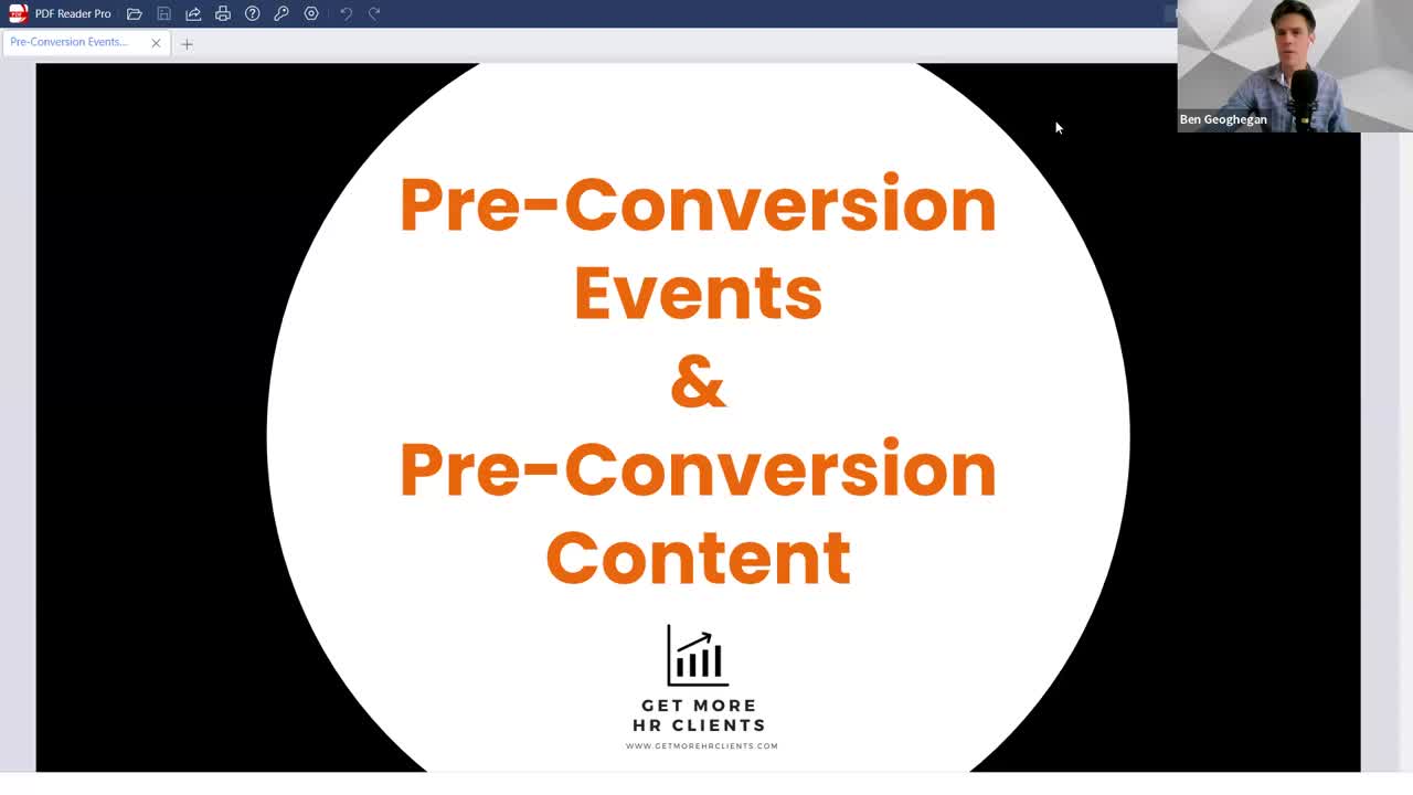 B2B Marketing How To Use Pre-Conversion Events and Pre-Conversion Content To Win More Clients