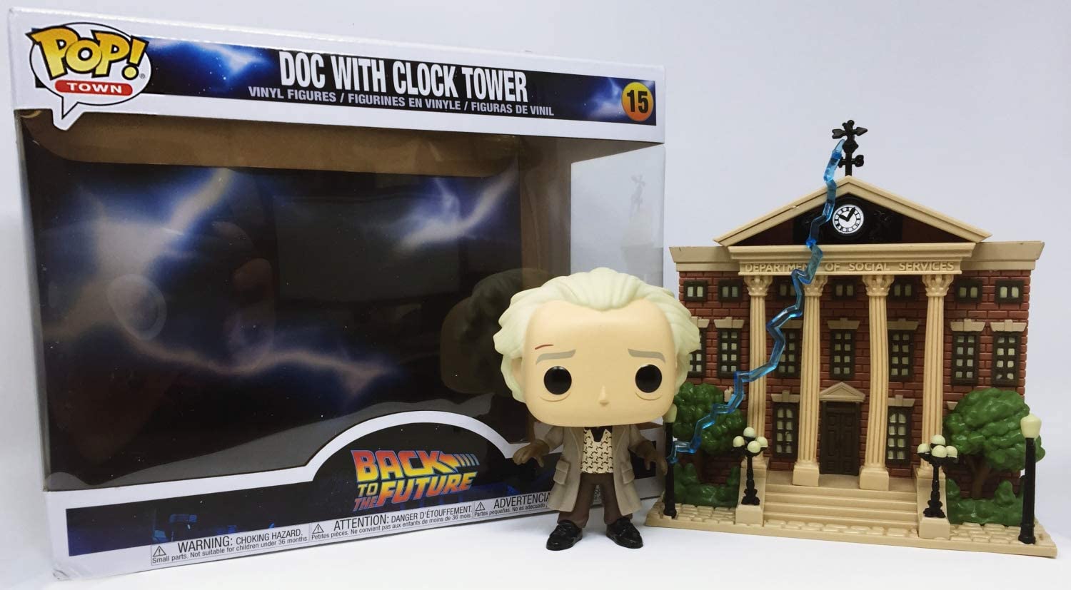 Funko Pop Town Back to the Future Doc With Clock Tower | Get Ready