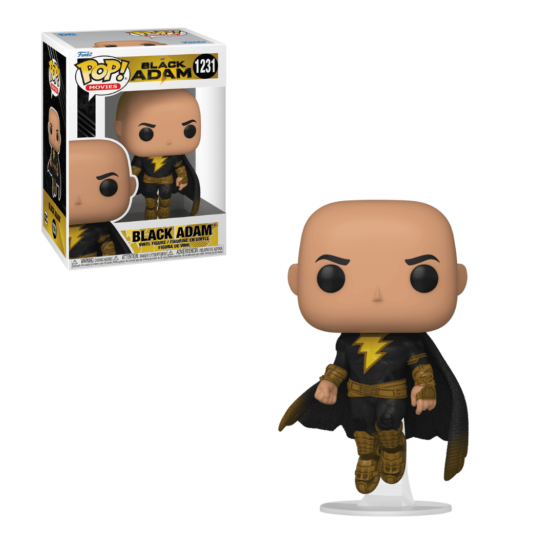 Figurine Funko Pop! Black Adam Volant Avec Cape - Vinyle Collectionnable 9,5 Cm - Cadeau DC Fans - 5