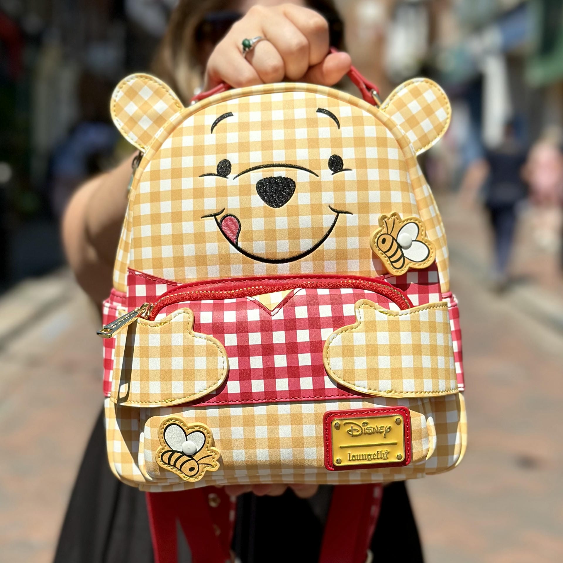 Winnie the Pooh Gingham Disney Loungefly Mini Backpack | Get 