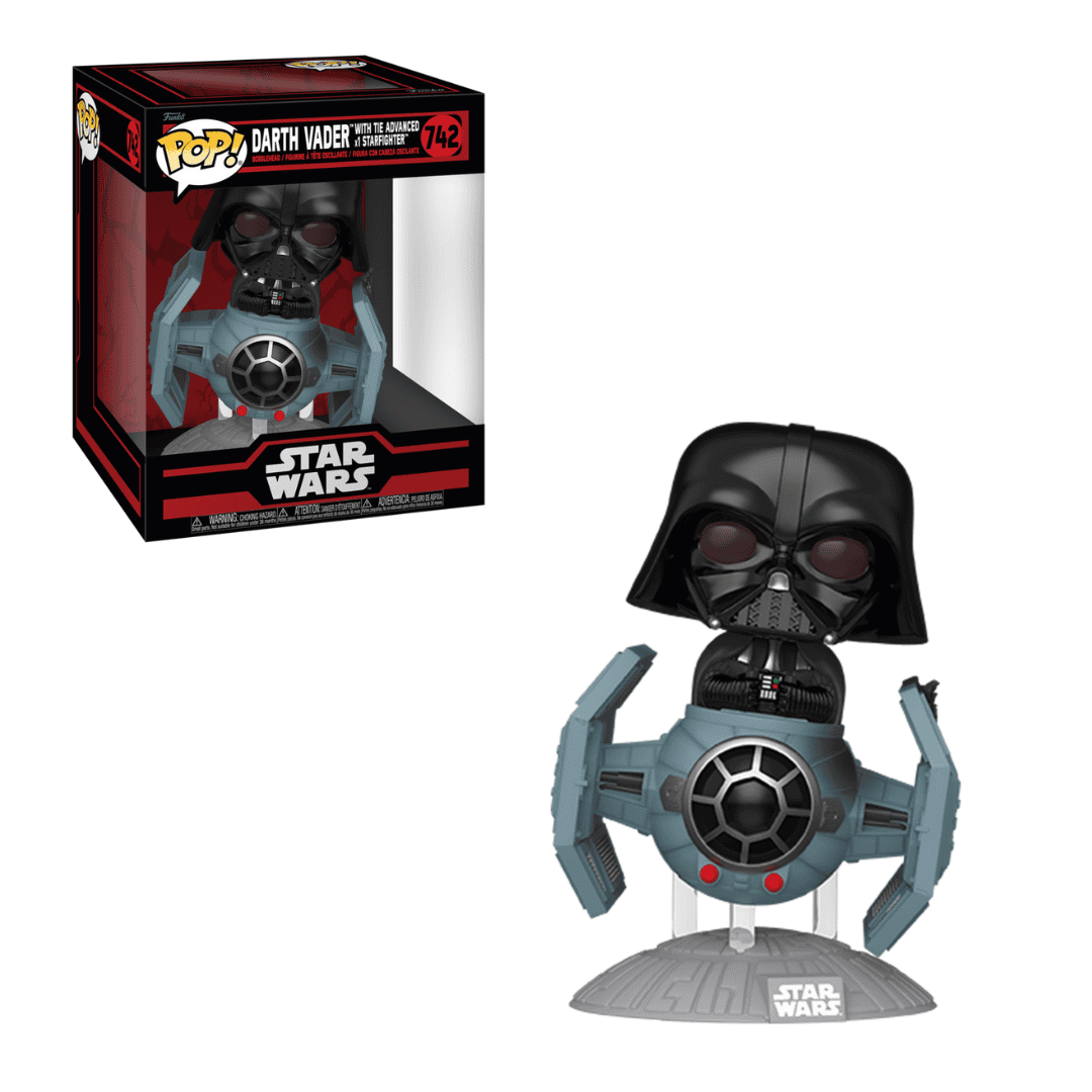 darth vader with tie fighter pop