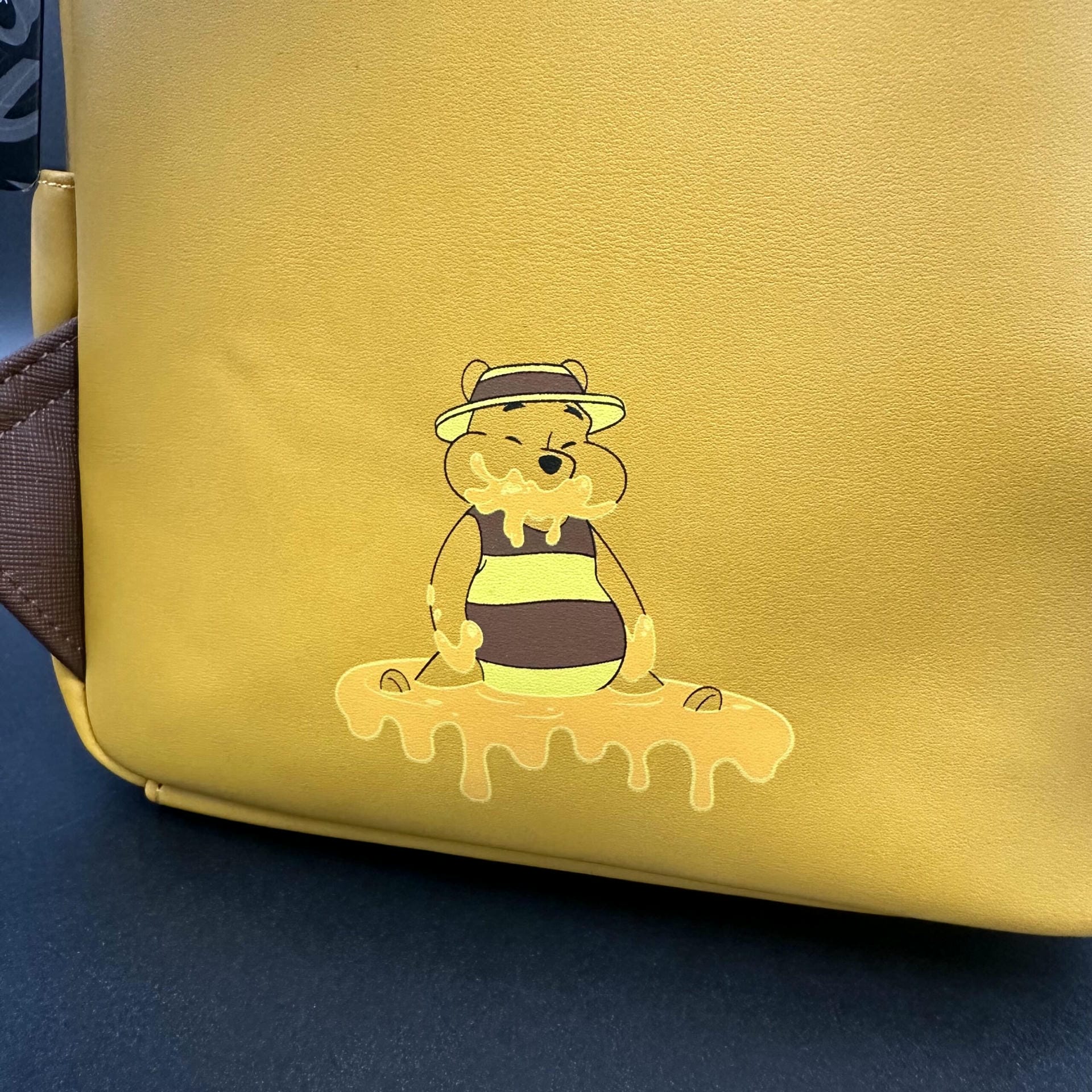 Disney Cream & Yellow Winnie the Pooh Honey Drip Mini Backpack Disney Winnie The Pooh Bees And Honey | Mercari main image 3