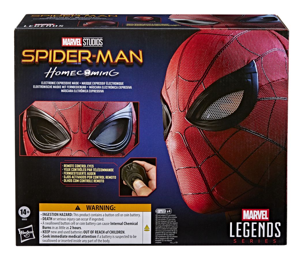 MARVEL SPIDER-MAN coming マスク Marvel Legends Series SpiderMan Homecoming Electronic Expressive
