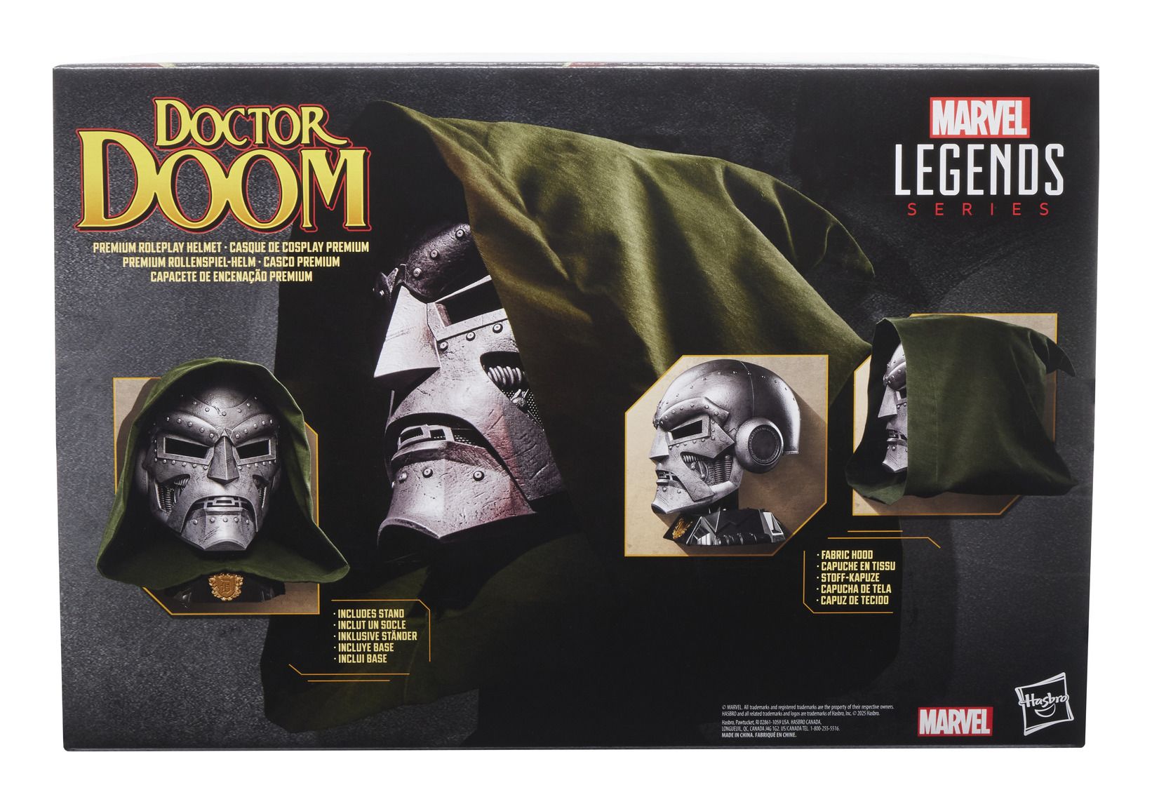 Marvel Legends Series Doctor Doom Premium Roleplay Helmet | Get