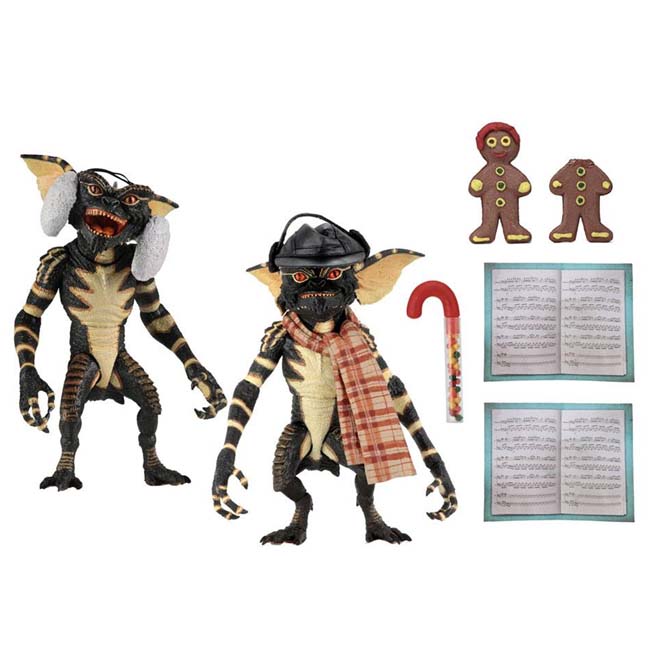 Gremlins 7” Christmas Carol Winter Scene 2-Pack Set 2 NECA | Get