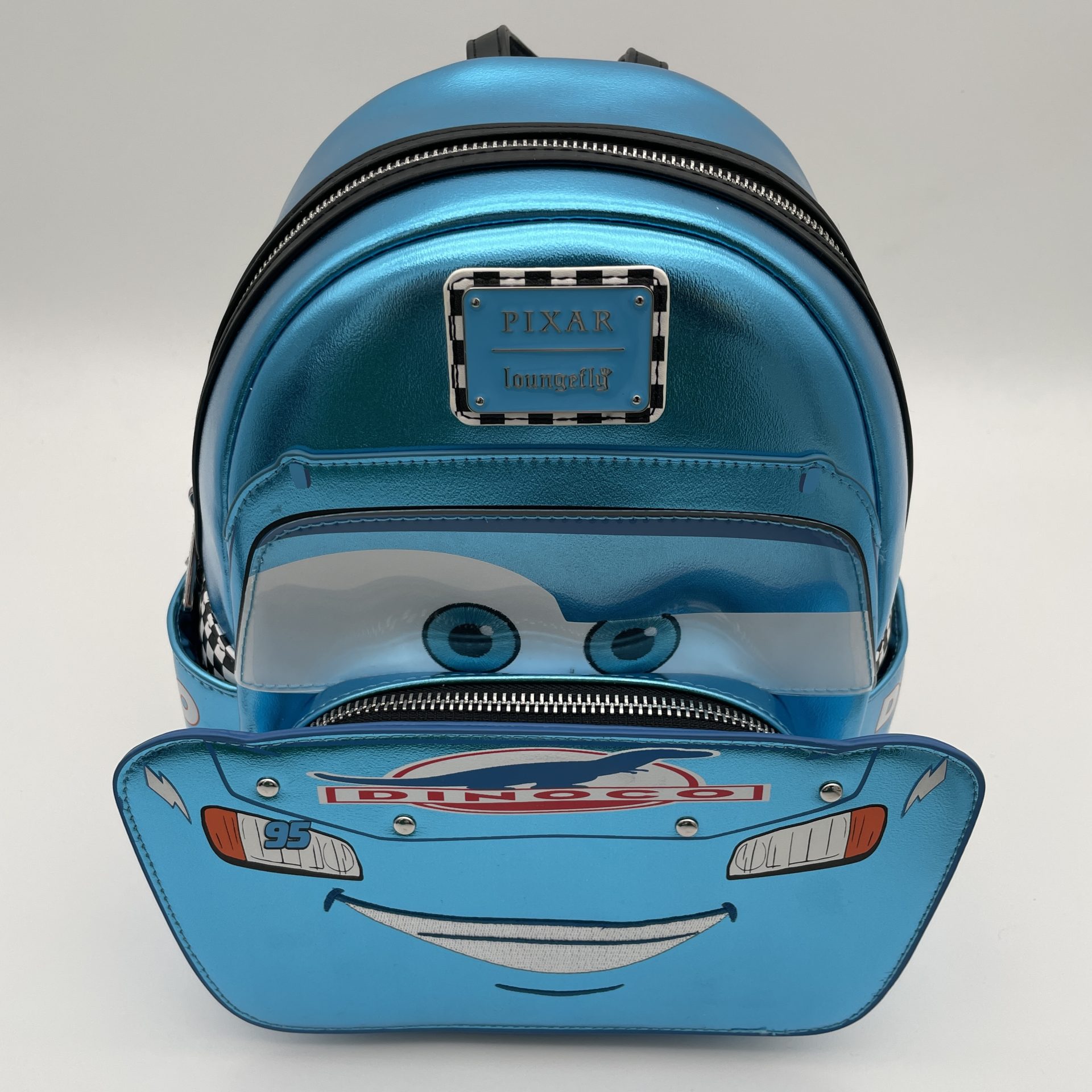 Dinoco Lightning McQueen Loungefly Mini Backpack Cars | Disney Pixar Loungefly Disney Pixar Cars Lightning  main image 3