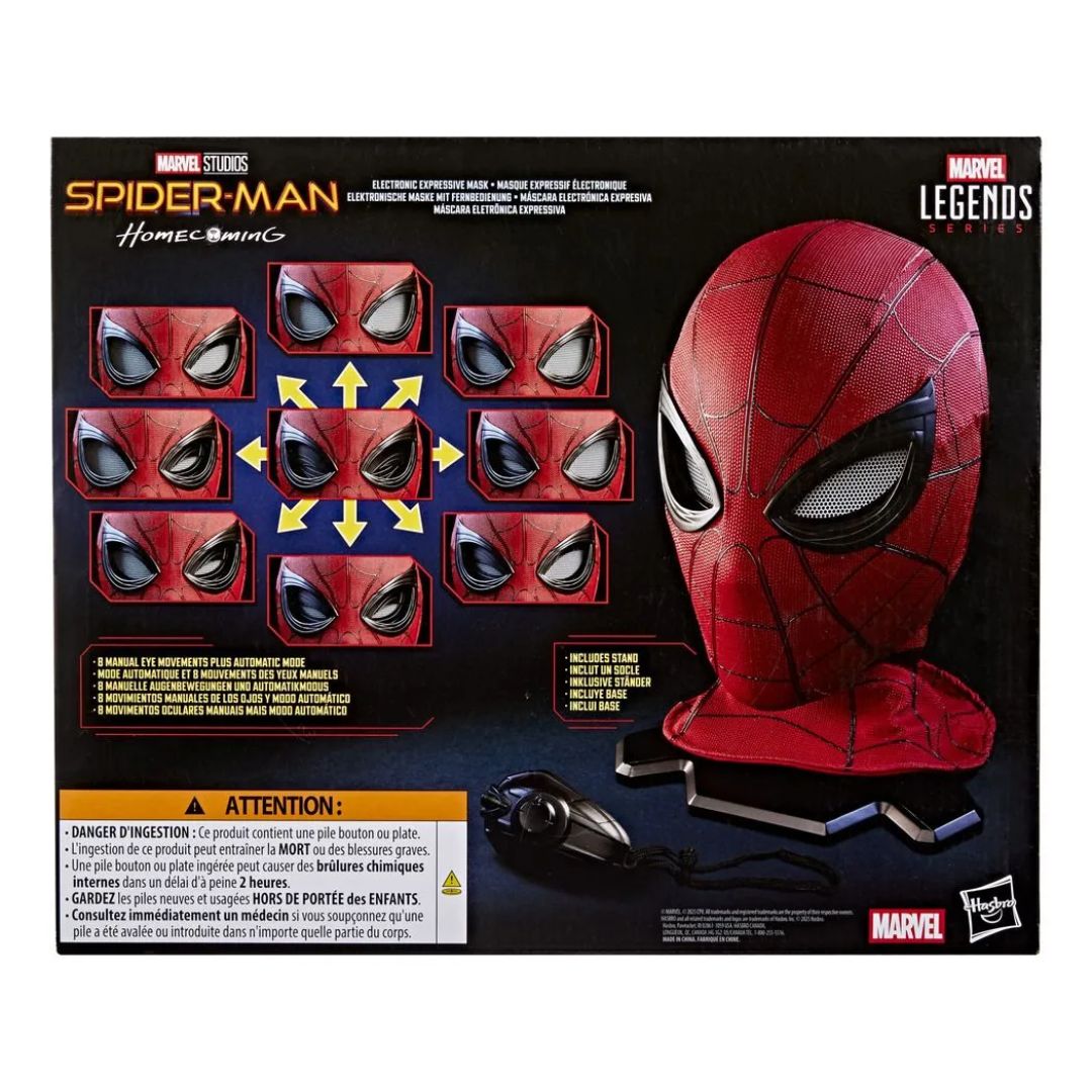 MARVEL SPIDER-MAN coming マスク Marvel Legends Series SpiderMan Homecoming Electronic Expressive