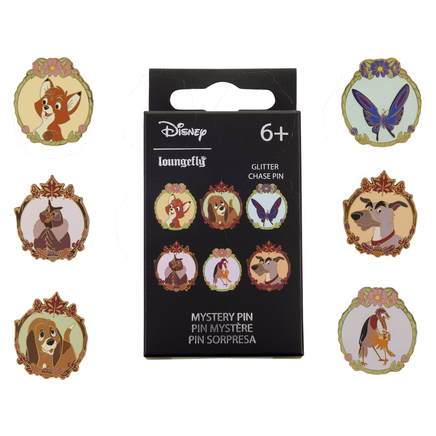 The Fox and The Hound Disney Loungefly Blind Box Mystery Enamel