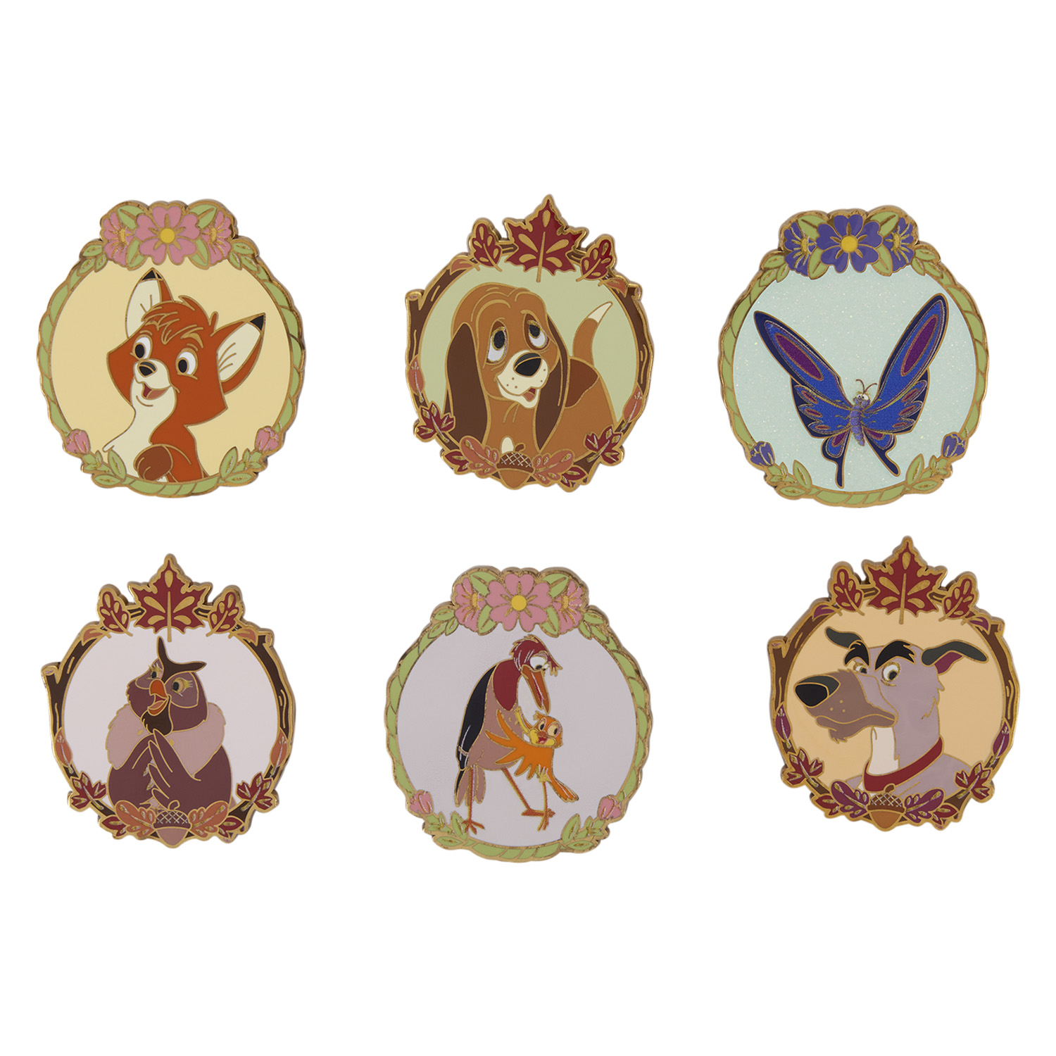 The Fox and The Hound Disney Loungefly Blind Box Mystery Enamel