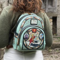 The Sword In The Stone Stained Glass Portrait Disney Loungefly Mini Backpack – BoxLunch Exclusive
