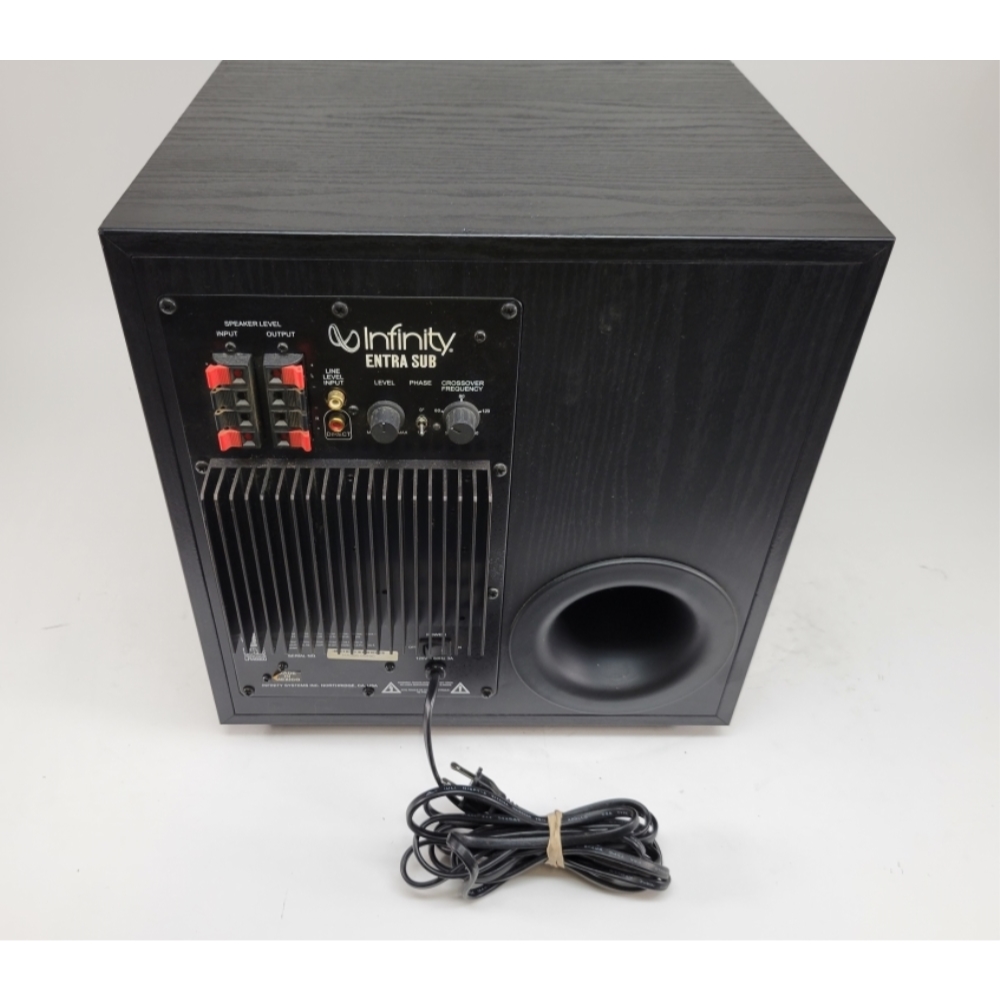 Infinity Entra Sub Surround Speaker Set and Subwoofer -Tested