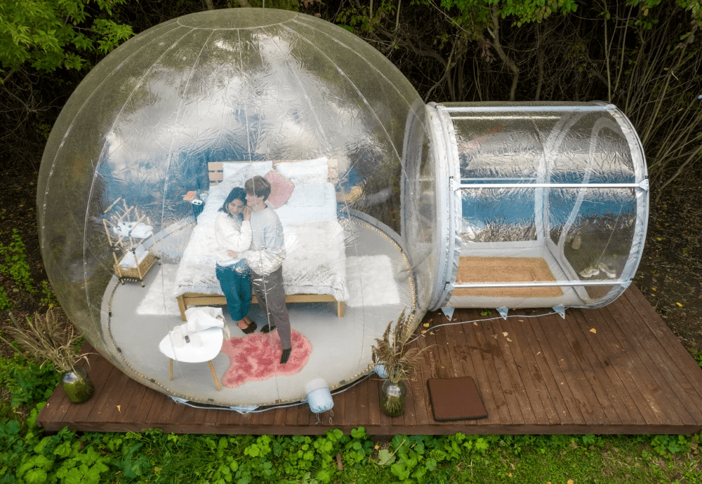 tunnel inflatable bubble camping tent