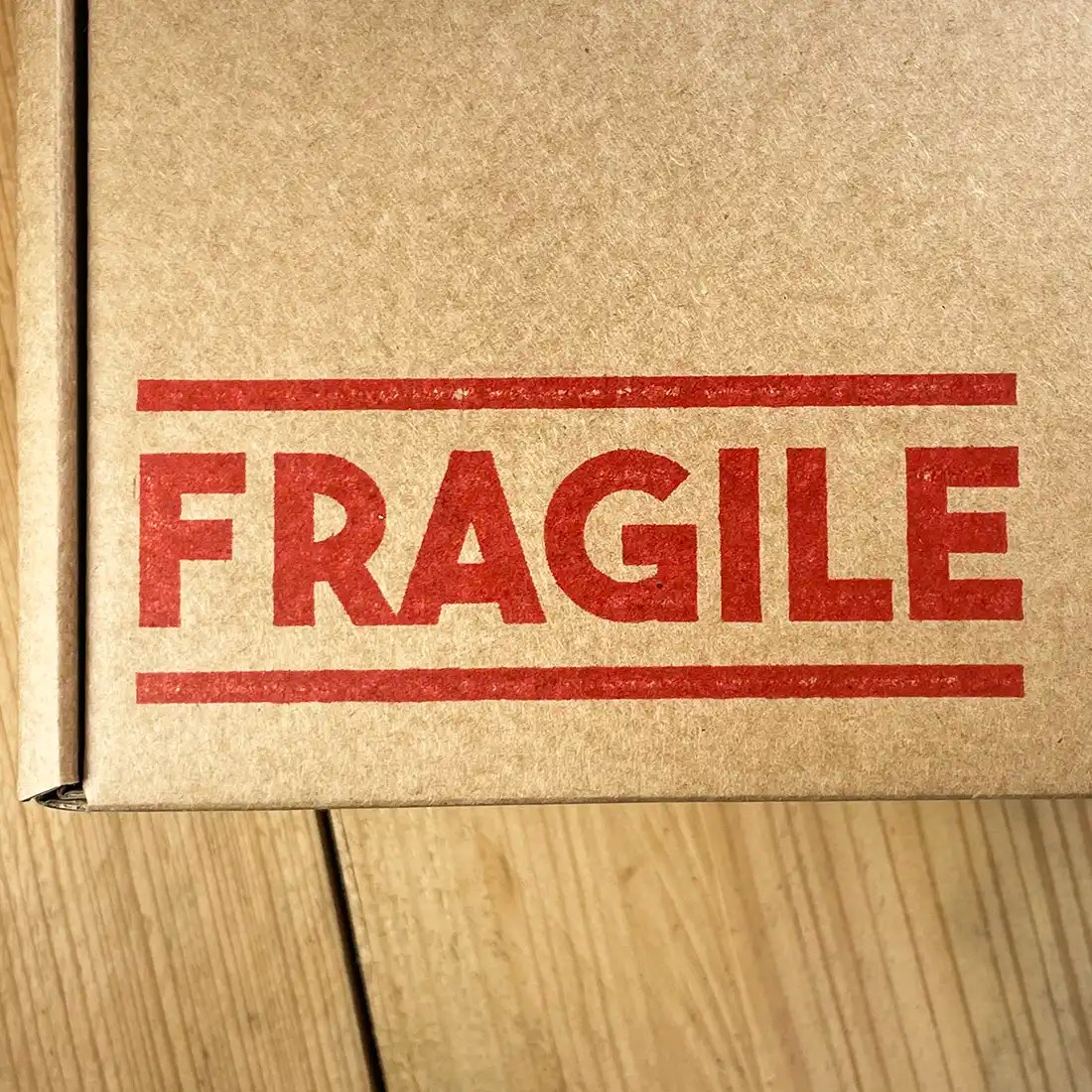 Large Fragile Stamp Pre-Inked