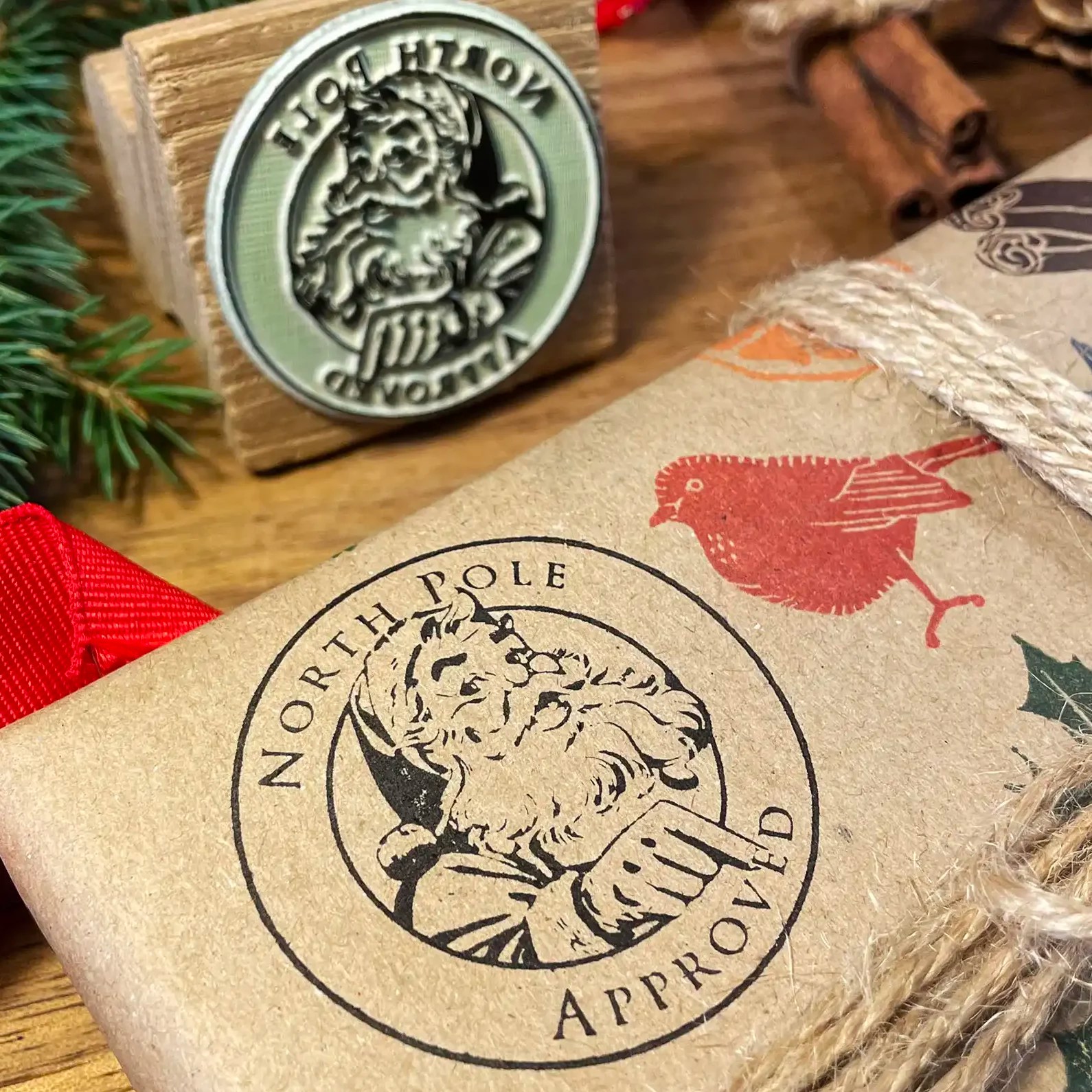 North Pole Approved Stamp