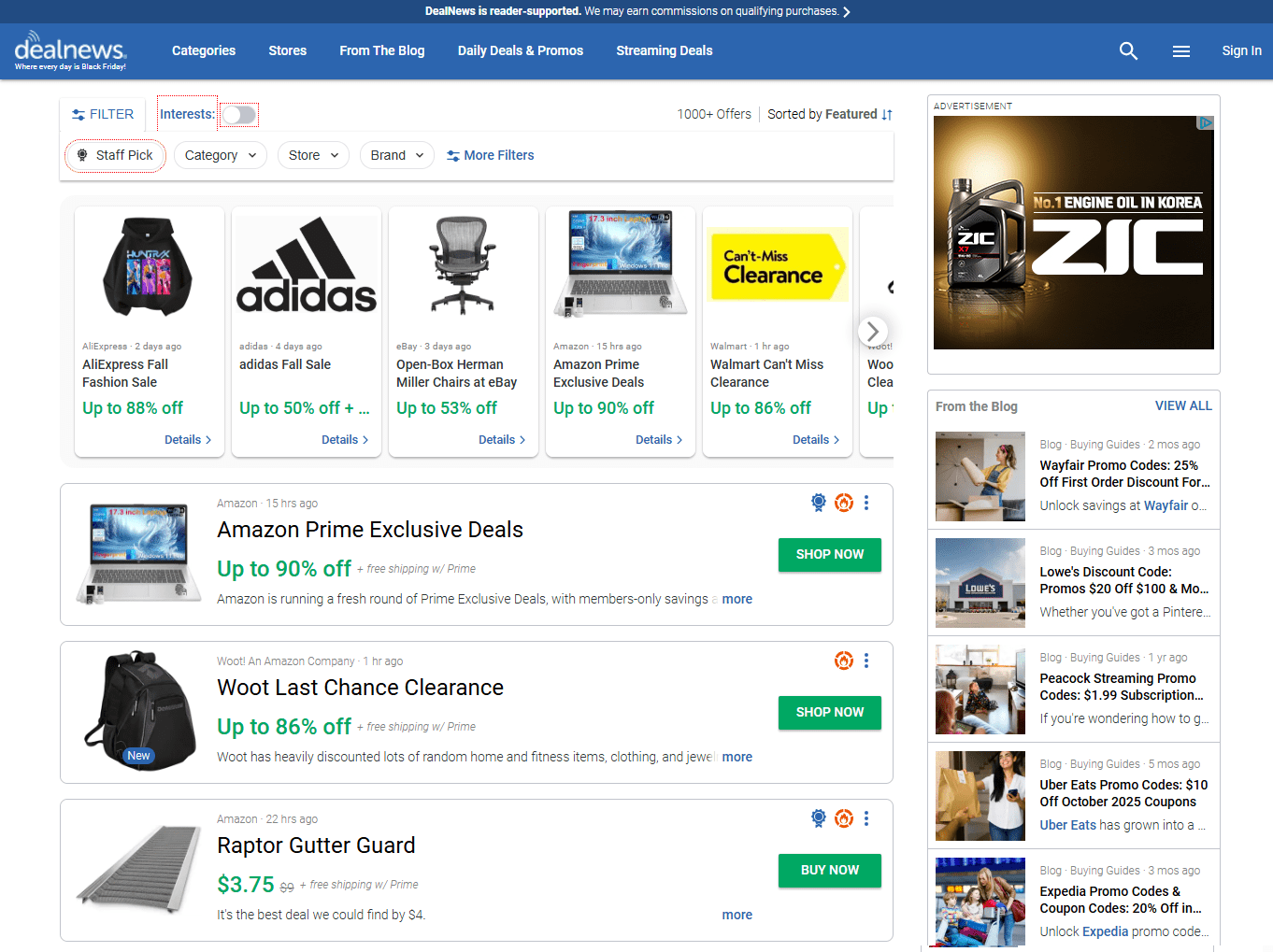 10. DealNews & Slickdeals