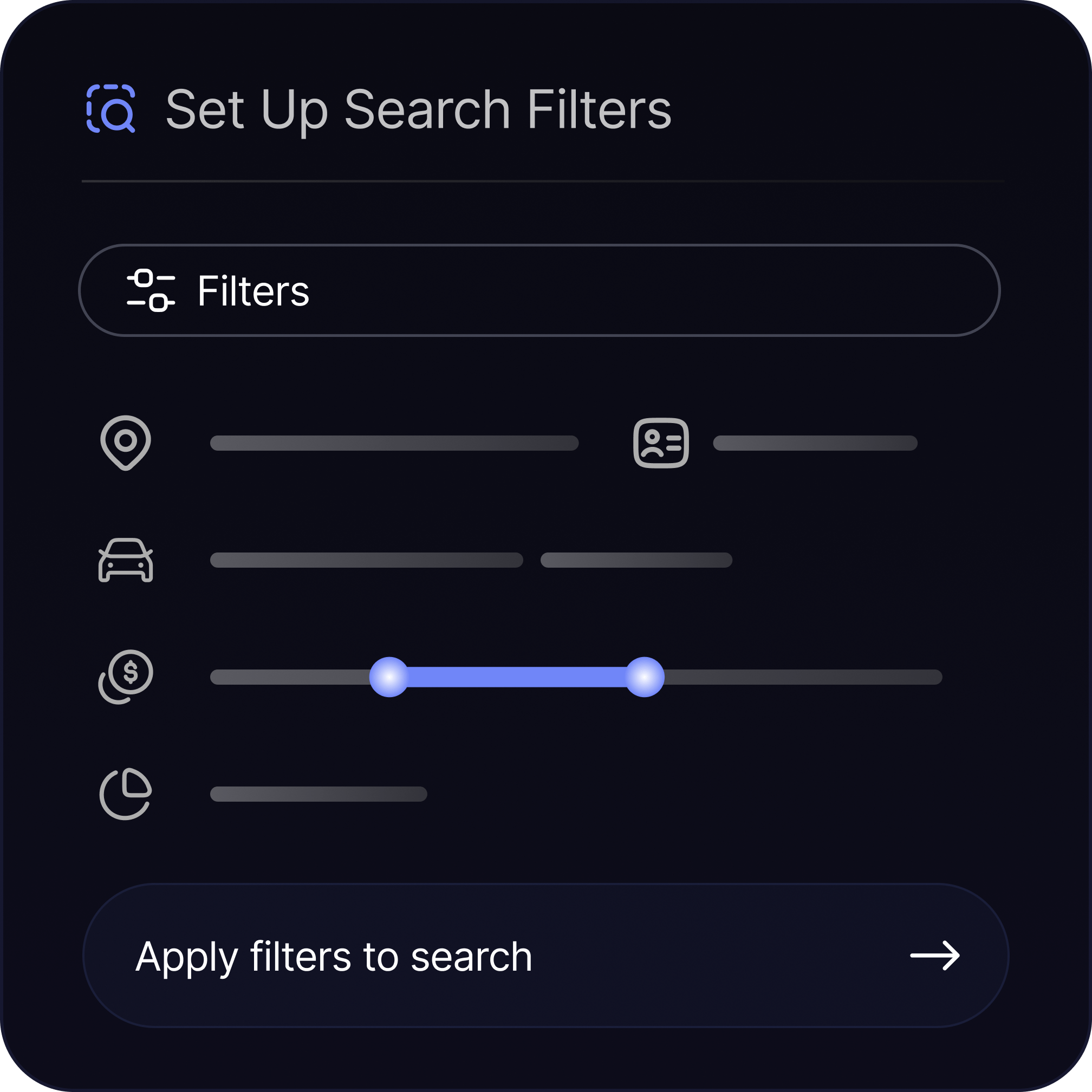 Smart Vehicle Search Filters