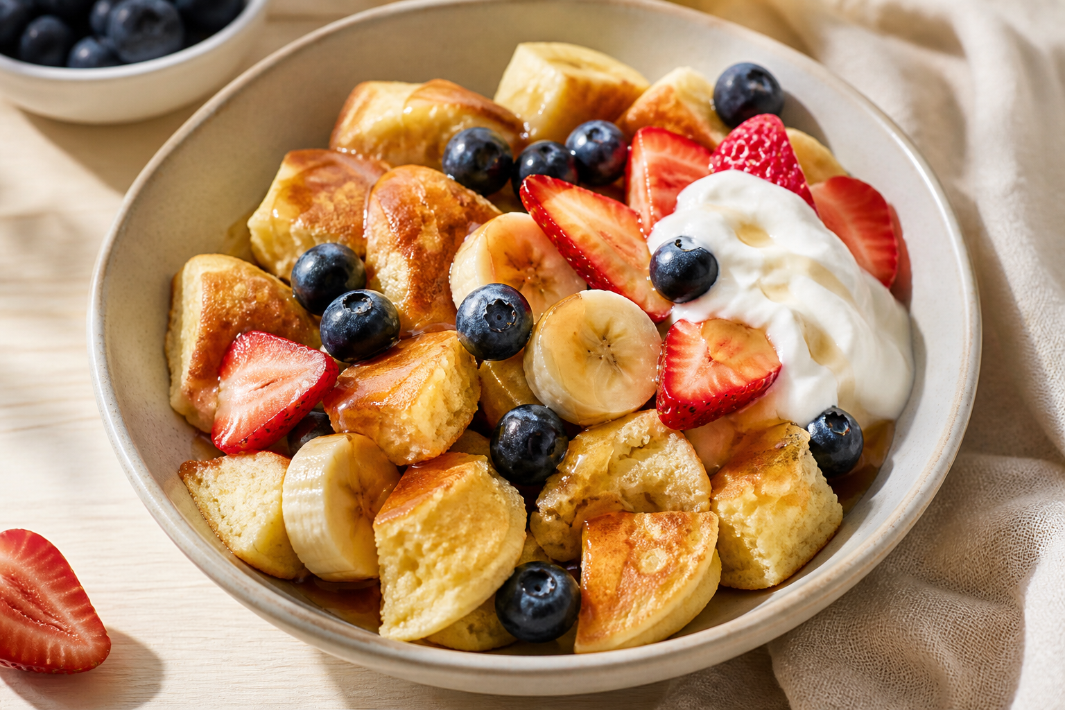 Protein Pancake Bowl – high-protein recipe | Getting Fit Kitchen
