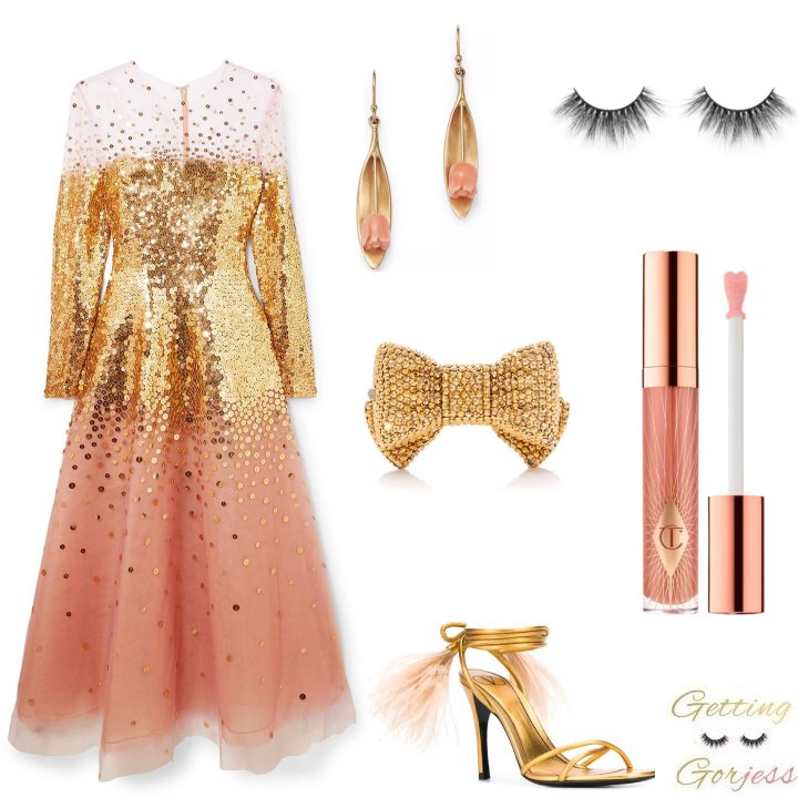 Outfit inspiration: rose gold glamour