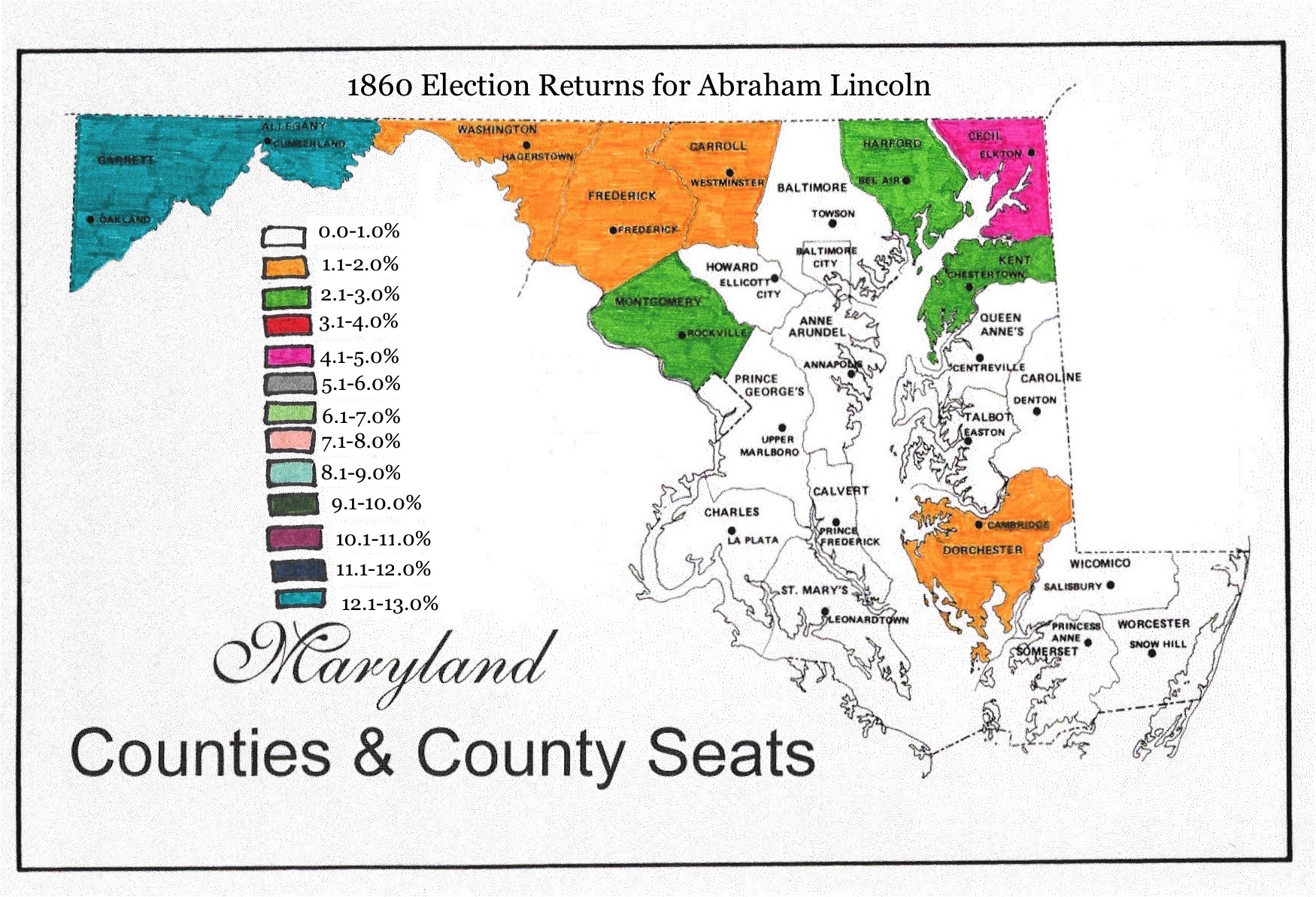 “The Union Forever” Frederick, Maryland in the Elections of 1860 and