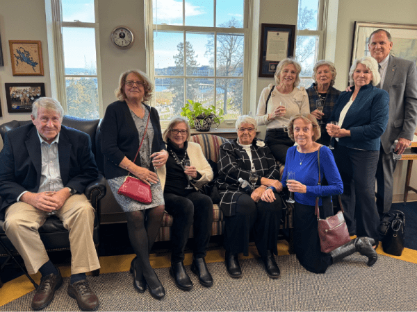Gettysburg resident’s legacy honored in Annapolis 2 Several friends, including some from Gettysburg, attended the dedication of The U.S. Naval Institute’s Fred Rainbow Suite. Pictured, from left, are: Dale Dickey, Linda Brooks, Linda Salek, Mary Jo Dickey, Dot Abbott, Carol Dunham, Judy Wagner, Louise Mains, and Alan Mains.