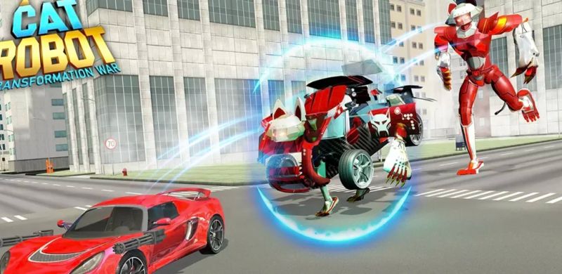 Octopus Robot Car Transformer Unity Game Source Code - Premium Colorful Art Gallery - 4K