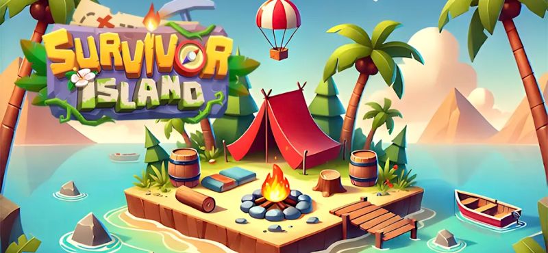 Island Idle Survival Unity Source Code - Premium Geometric Art Gallery - 8K