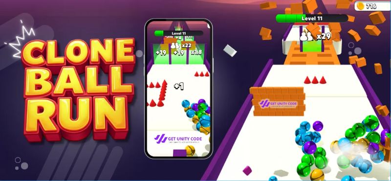 Clone Ball Run Hyper Casual Game Source Code Sellanycode - Incredible HD Colorful Patterns | Free Download