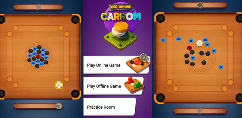 Carrom Online Unity Source Code Sell Unity Code - Classic Light Art - Ultra HD