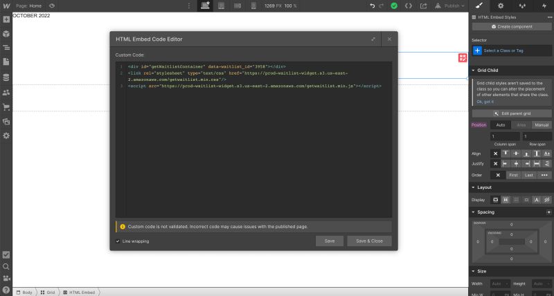 Build Waitlist Form With Webflow Launchlist - Best Gradient Backgrounds in Desktop