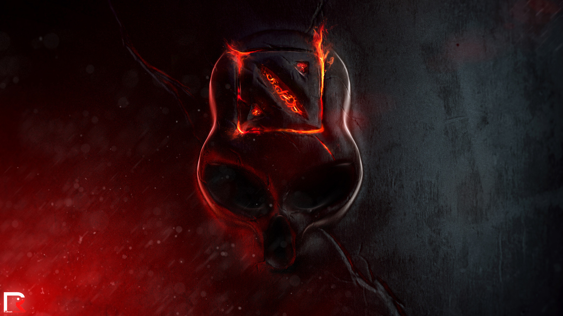 wallpapers skulls with flames (58+ images) on skull gamer wallpapers