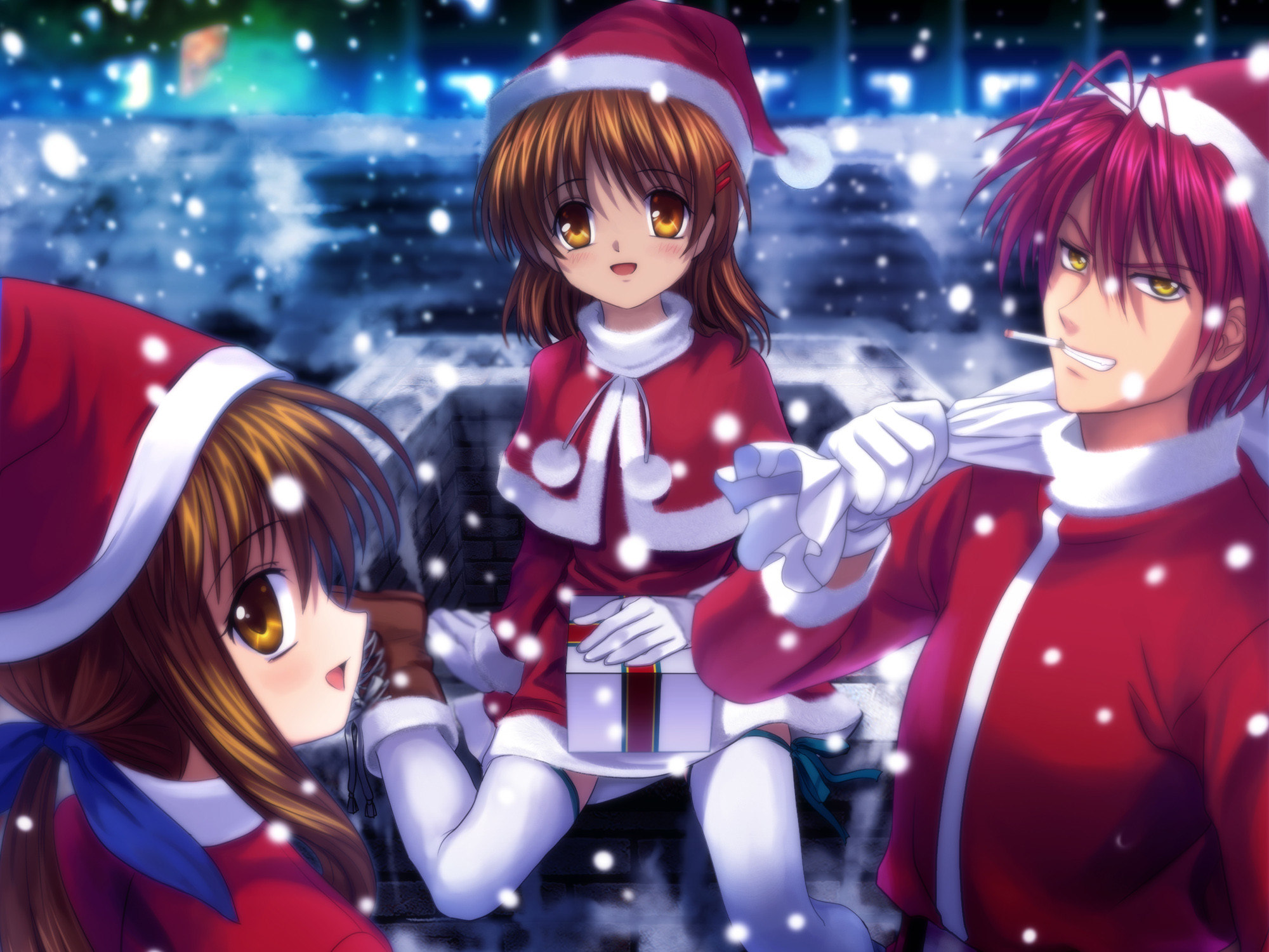 Anime christmas wallpaper hd (70+ images)