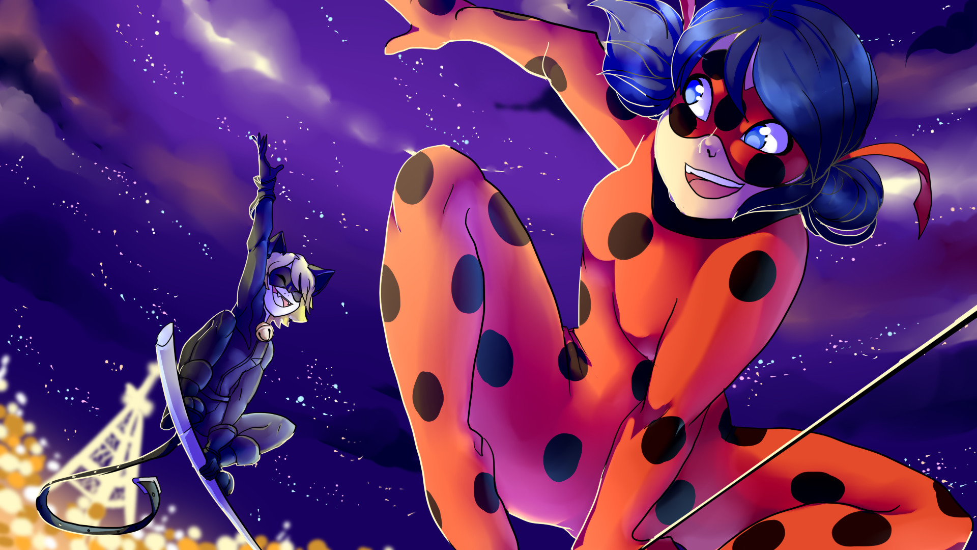 miraculous ladybug wallpapers (78+ images) on miraculous ladybug adrienette wallpapers