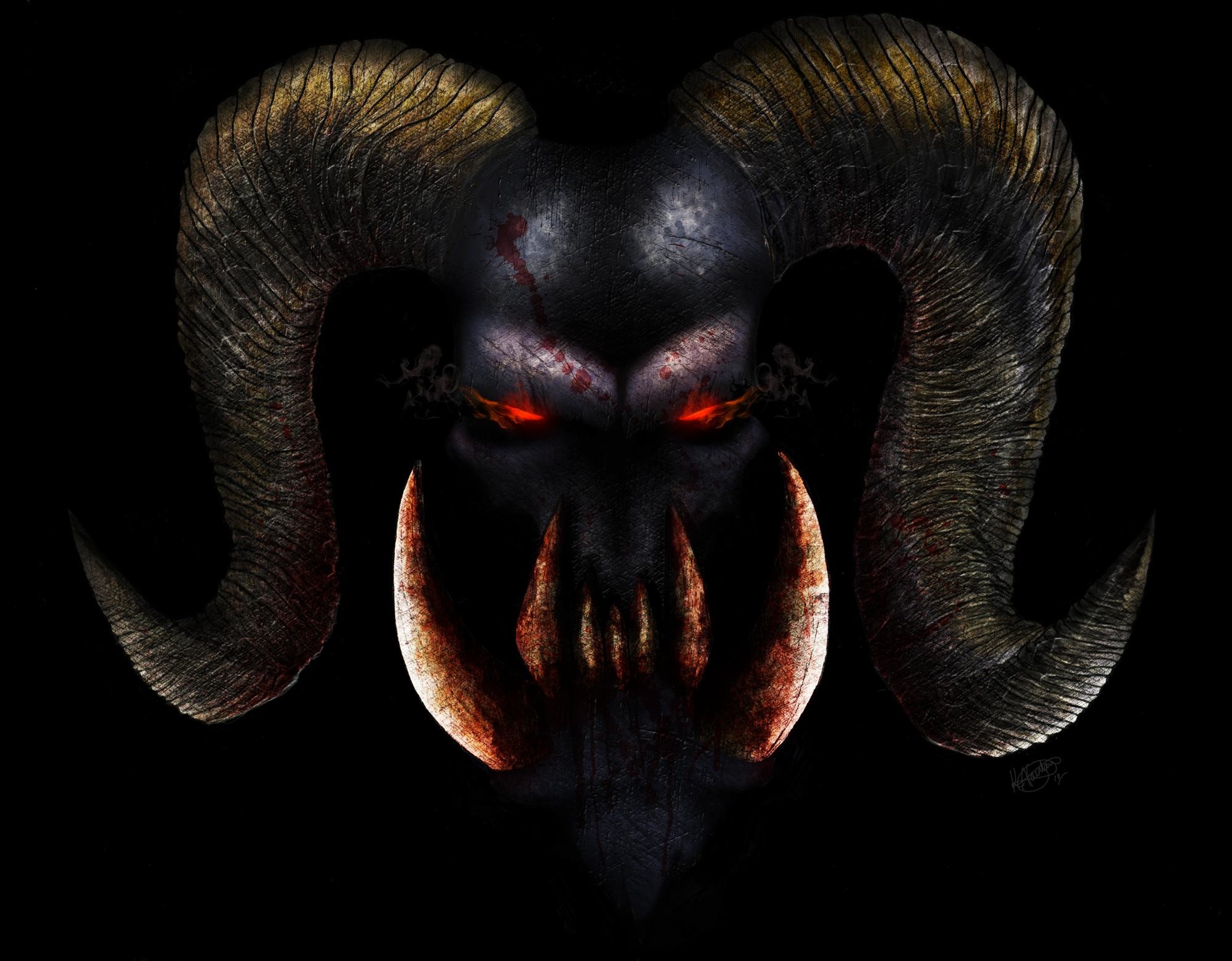scary demon wallpaper (59+ images) on scary devil wallpapers