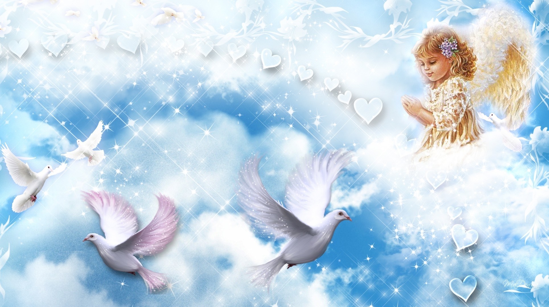 wallpaper baby angels (50+ images) on aesthetic baby angel wallpapers