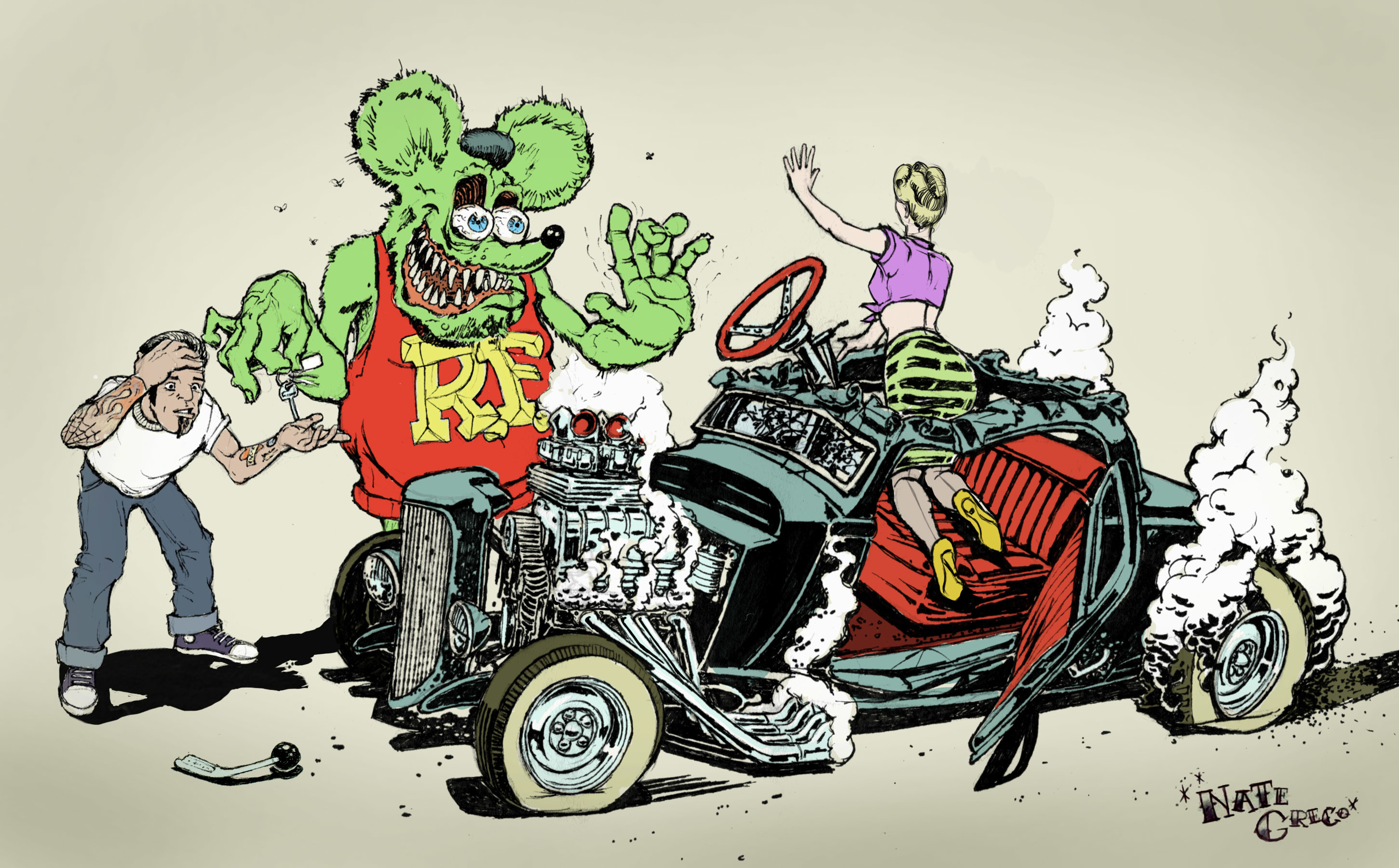 rat fink desktop wallpaper (50+ images) on rat fink wallpapers