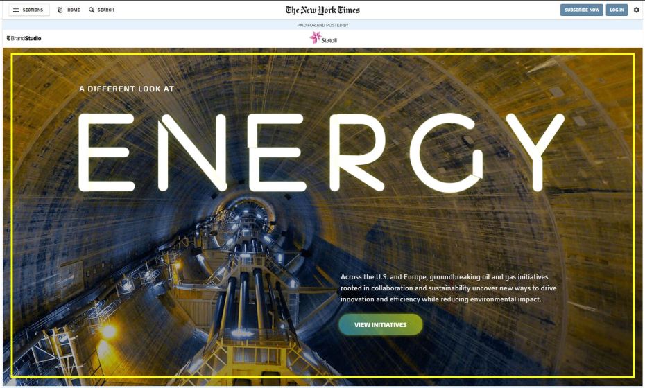 3D animated VFX for cleaner oil and gas