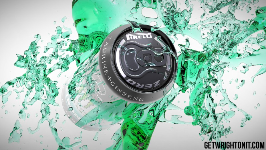 Mercedes F1 Monster Drink Can