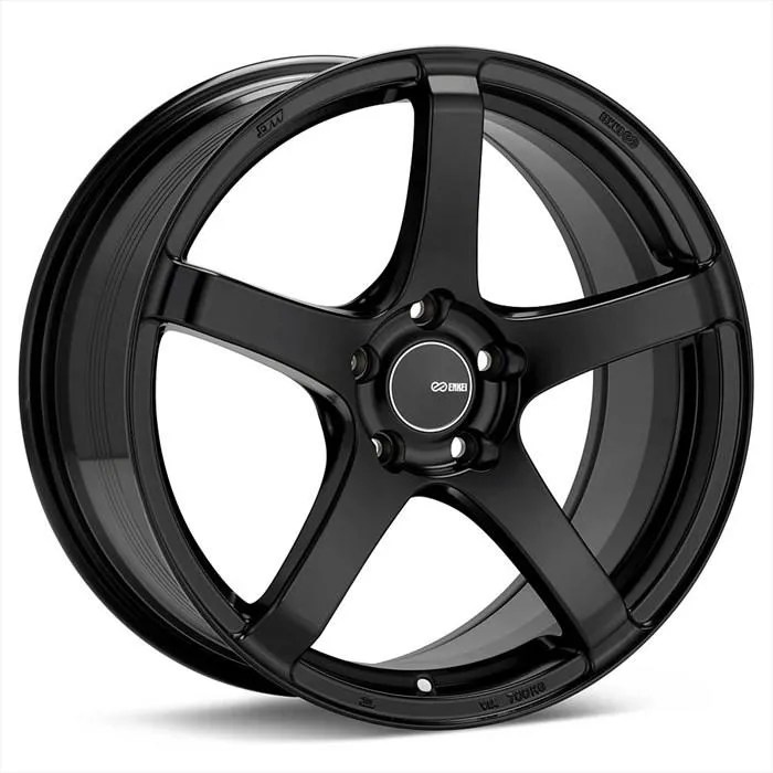 Enkei Kojin Matte Black 5-Spoke Wheels | GetYourWheels