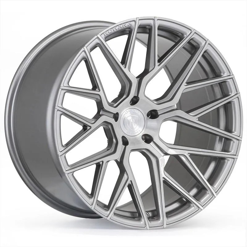 Rohana RFX10 Wheels | Multi-Spoke Brushed Titanium Rims