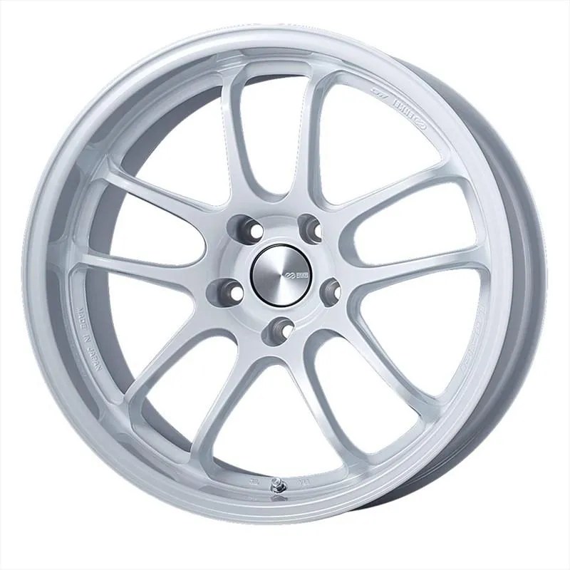 エンケイ PF01 ホワイト Enkei PF01 EVO Pearl White Racing Wheels | GetYourWheels