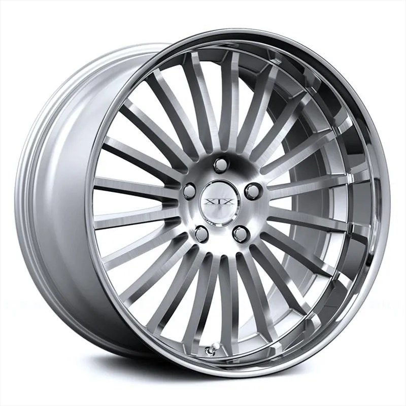 XIX X59 Brushed Silver Face w/ Stainless Steel Lip - Get Your Wheels