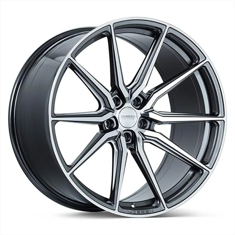 Vossen HF-3 Gloss Graphite Polished Wheels | GYW