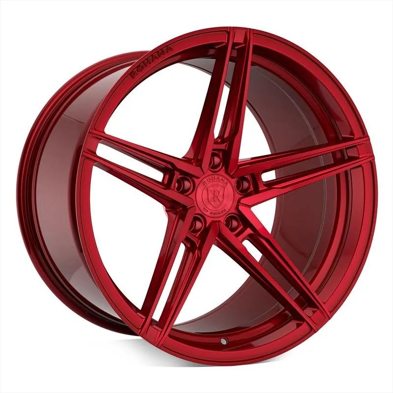 Gloss Candy Red 20 inch Rohana Wheels | Get Your Wheels